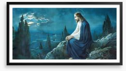 The prayer of Jesus Framed Art Print 68611430