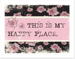 This is my happy place Art Print 68739325