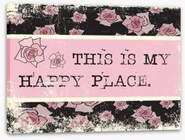 This is my happy place Stretched Canvas 68739325