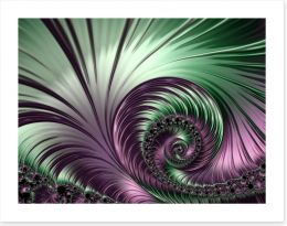 Shimmer and swirl Art Print 68826538