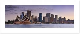 Sydney CBD from Kirribilli panorama Art Print 69115503