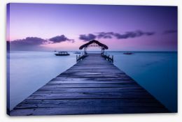 Jetty Stretched Canvas 69457046