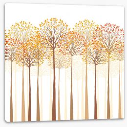 Autumn trees Stretched Canvas 69579622
