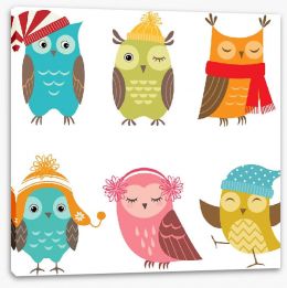Owls Stretched Canvas 69645521