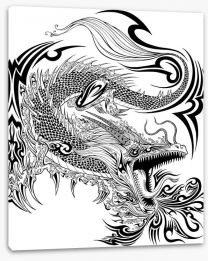 Dragons Stretched Canvas 69904059
