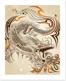 Dragons Art Print 69904377
