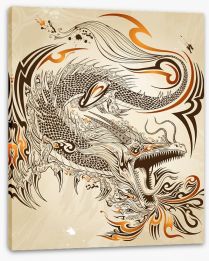 Dragons Stretched Canvas 69904377