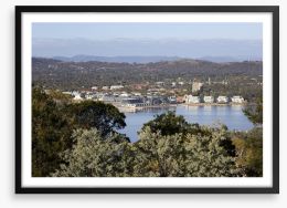 Canberra city aerial Framed Art Print 69984019