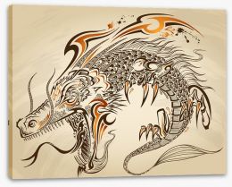 Dragons Stretched Canvas 70212344