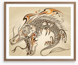 Dragons Framed Art Print 70212344