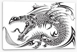 Dragons Stretched Canvas 70525213