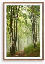 Solitary hike Framed Art Print 71090184