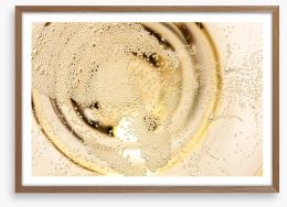 Champagne bubbles Framed Art Print 71213275
