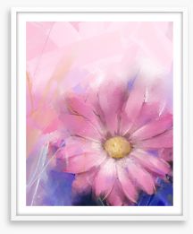 Soft pink gerbera Framed Art Print 71261258