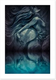 Mythical mermaid Art Print 71316566
