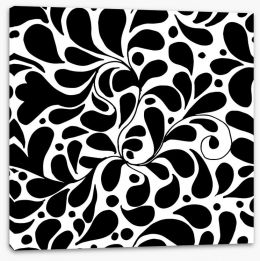 Black and White Stretched Canvas 71382714