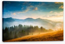 Mountains Stretched Canvas 71393166