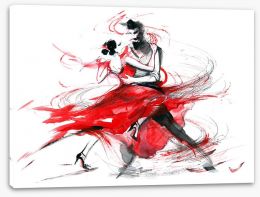 The dance of love Stretched Canvas 71551191