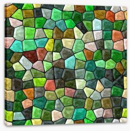 Mosaic Stretched Canvas 71834649