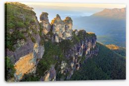 The Three Sisters at Echo Point Stretched Canvas 71936228