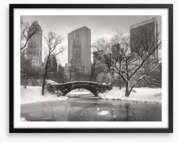 Central Park glacé Framed Art Print 72060014