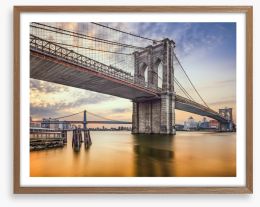 Over the East River Framed Art Print 72094444