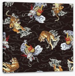 Dragons Stretched Canvas 72100690