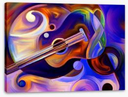 Music night Stretched Canvas 72149498