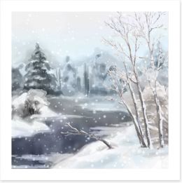 Winter Art Print 72179689