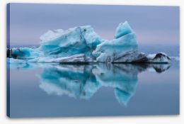Iceberg reflections Stretched Canvas 72719591
