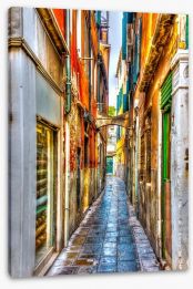 Venetian street Stretched Canvas 73166198