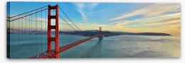 Golden Gate Bridge panoramic Stretched Canvas 73939513