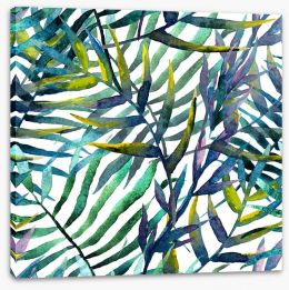 Tropical fronds Stretched Canvas 74294396