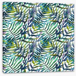 Entwining fronds Stretched Canvas 74294405