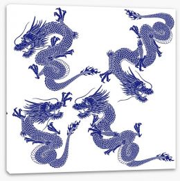 Dragons Stretched Canvas 74566347