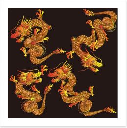 Dragons Art Print 74566365