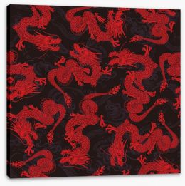 Dragons Stretched Canvas 74566462
