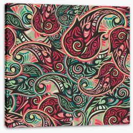 Paisley Stretched Canvas 75529872