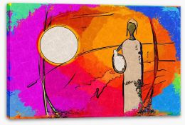 African Art Stretched Canvas 75835333