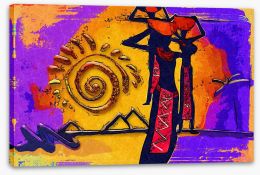 African Art Stretched Canvas 75839508