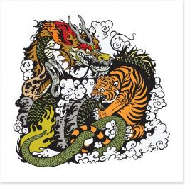 Dragons Art Print 75892694