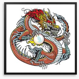 Dragons Framed Art Print 75955272