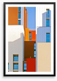 Building blocks Framed Art Print 76326953