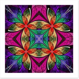 Stained Glass Art Print 76408162