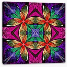 Stained Glass Stretched Canvas 76408162