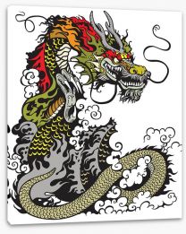Dragons Stretched Canvas 76676932