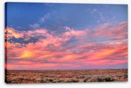 Soft outback sunset Stretched Canvas 77133903