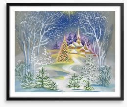 The night before Christmas Framed Art Print 77499346