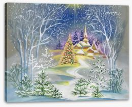The night before Christmas Stretched Canvas 77499346
