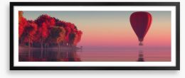 Floating panorama Framed Art Print 78016976